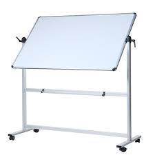 Photo 1 of 48x36 inches viz-pro double-sided magnetic mobile whiteboard
