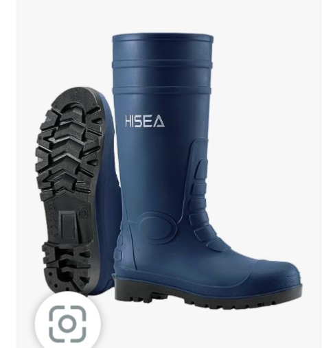 Photo 1 of HISEA Men's Steel Toe Rain Boots PVC 