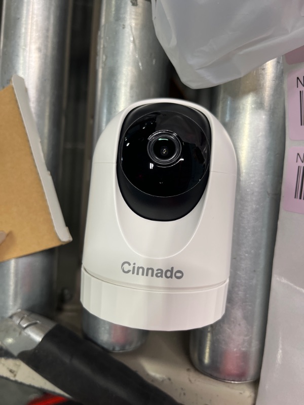 Photo 1 of Cinnado Security Camera Indoor-2K 360° WiFi Cameras for Home Security?Pet/Dog/Baby Camera with Phone app, 2-Way Audio, Night Vision, 24/7 SD Card Storage, Works with Alexa & Google Home (2.4Ghz only) 2K 1pack