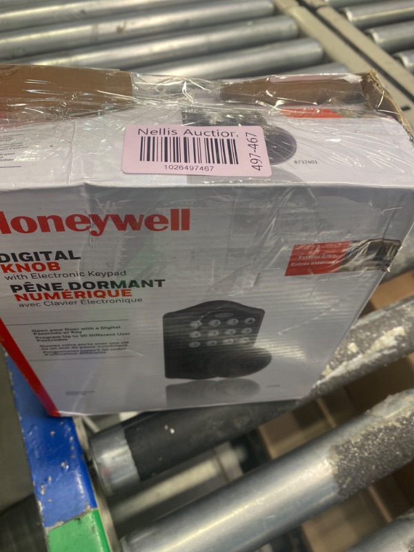 Photo 1 of Honeywell Safes & Door Locks - Keyless Entry Smart Electronic Door Knob Lock with Digital Keypad - 50 Different User Pin Codes - Auto Lock & 1 Touch Locking - Oil Rubbed Bronze, 6.5x8.8x9 in - 8732401
