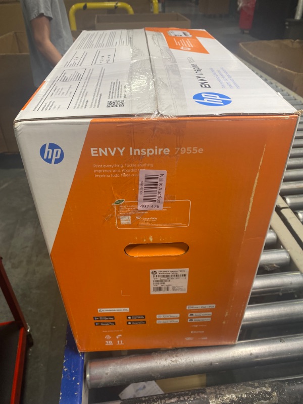 Photo 1 of HP Envy Inspire 7955e Wireless Color All-in-One Printer with Bonus 6 Months Instant Ink with HP+ (1W2Y8A)***Open box item****Gently used