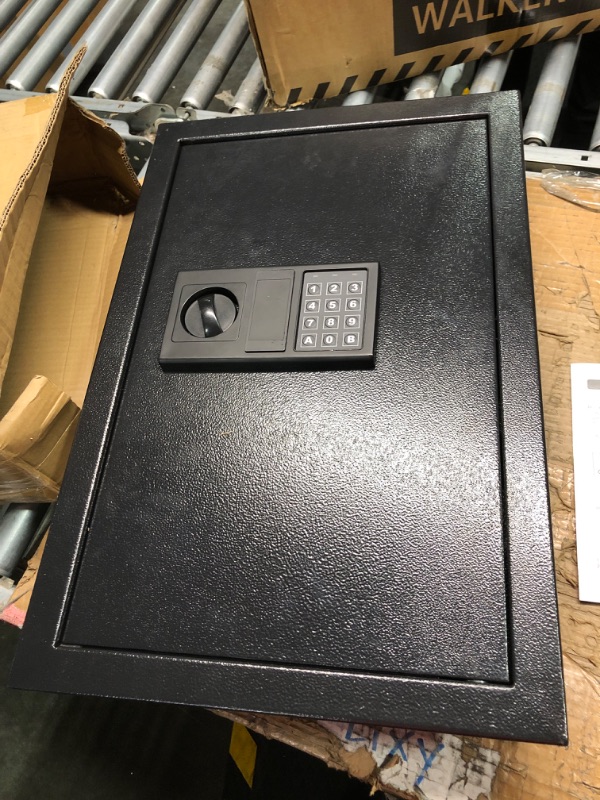 Photo 3 of 22.05" Tall Fireproof Wall Safes Between the Studs 16" Centers, Electronic Hidden Safe with Removable Shelf, Home Safe for Firearms, Money, Jewelry, Passport