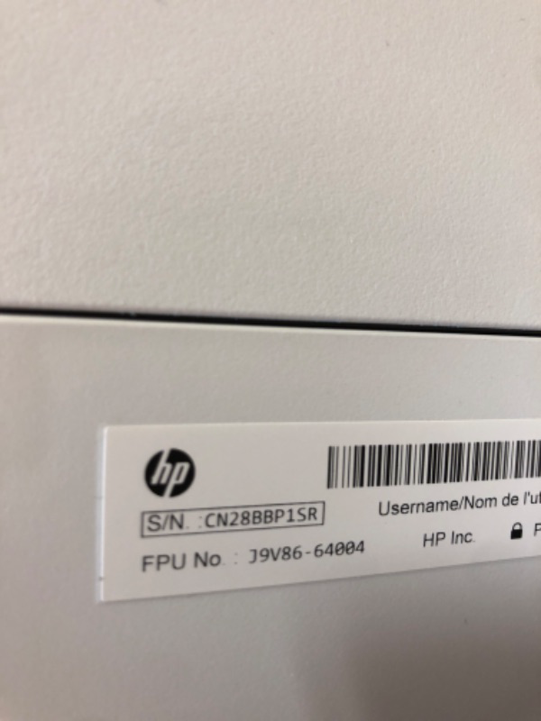 Photo 5 of HP DeskJet 3755 Compact All-in-One Wireless Printer - Blue Accent (J9V90A)