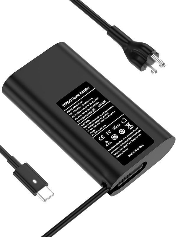 Photo 1 of 65W Laptop Charger AC Adapter Replacement USB C Charger (5 pack)