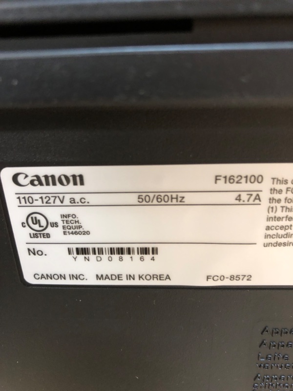 Photo 6 of Canon imageCLASS MF3010 VP Wired Monochrome Laser Printer with Scanner, USB Cable Included, Black