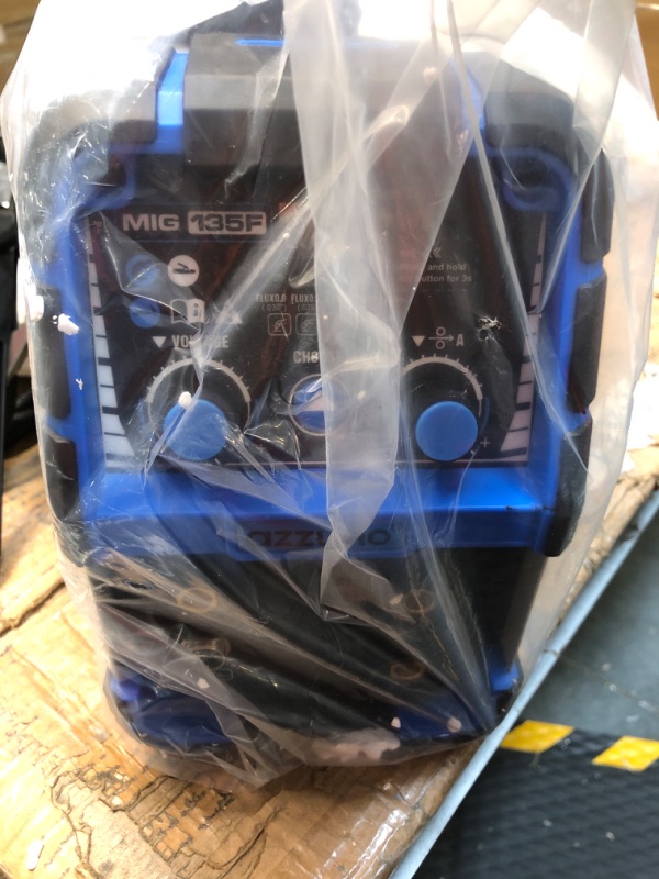 Photo 6 of 135 Amp MIG Welder, 3 in 1 Multiprocess Welder 110V Flux Core Welder Flux MIG/Lift TIG/Stick Welding Machine Synergic Control IGBT Inverter Welder (volts, 110)