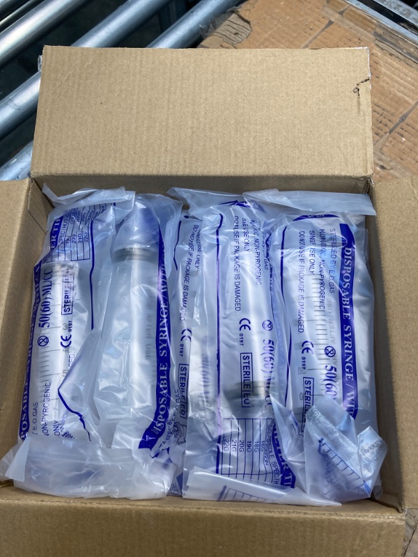 Photo 3 of 50ml Syringe for Liquid | Liquid Syringe | Plastic Syringes | Syringe with Cap & Catheter Tip -Individual Sealed (No Needle?(30 pack)