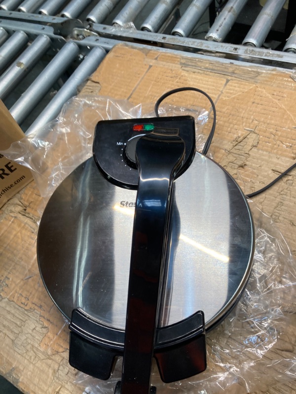 Photo 3 of 10inch Roti Maker by StarBlue - The automatic Stainless Steel Non-Stick Electric machine to make Indian style Chapati, Tortilla, Roti AC 110V 50/60Hz 1200W SB-SW2093