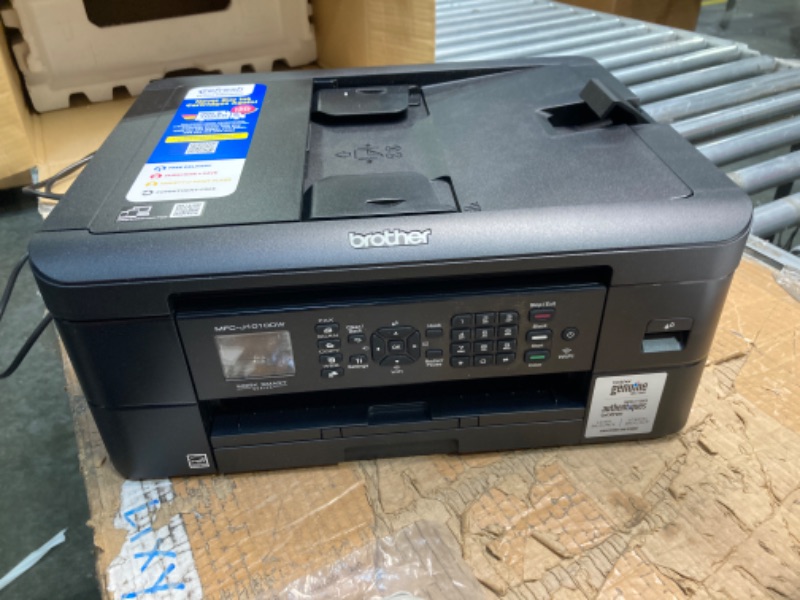 Photo 3 of Brother MFC-J1010DW Wireless Color Inkjet All-in-One Printer with Mobile Device and Duplex Printing, Refresh Subscription and Amazon Dash Replenishment Ready **USED*** PRINT HEAD IS CLOGGED*** 