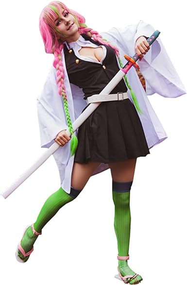 Photo 1 of Nuoqi Zentisu Tanjiro Cosplay Adult Giyuu Tomioka Outfit Shinobu Anime Halloween Costume