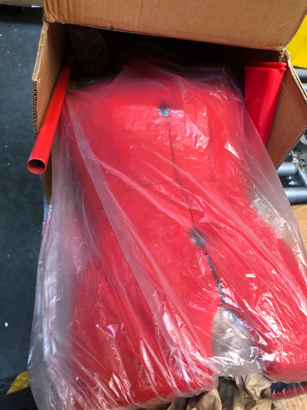 Photo 1 of PDM WORLDWIDE Dress Form Adjustable Female Mannequin Torso with 13 Adjuster Fabric Pinnable Model for Body Sewing, Detachable Metal Rolling Base, Height Range 42.5"-60" for Clothing Display, Small Red Small