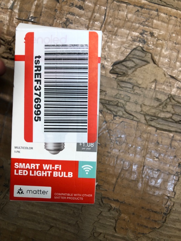 Photo 2 of Sengled LED Smart Light Bulb (A19), Matter-Enabled, Multicolor, Works with Alexa, 60W Equivalent, 800LM, Instant Pairing, 2.4 GHz, Wi-Fi, 1-Pack