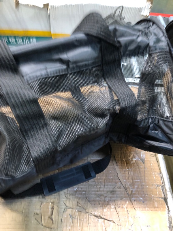Photo 1 of Amazon Basics Soft-Sided Mesh Pet Travel Carrier for Cat, Dog, 