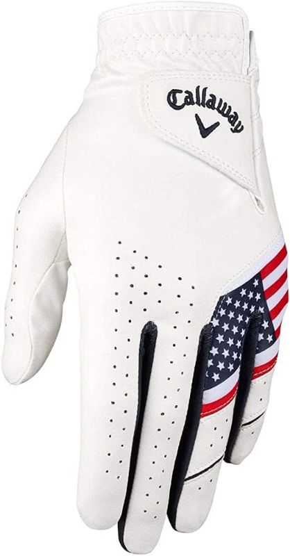 Photo 1 of Bundle:
$18: Callaway Golf Men's Weather Spann Golf Glove
$8: Callaway Golf Men's Weather Spann Golf Glove White, Single Medium Cadet (Shorter Fingers) Worn on Left Hand