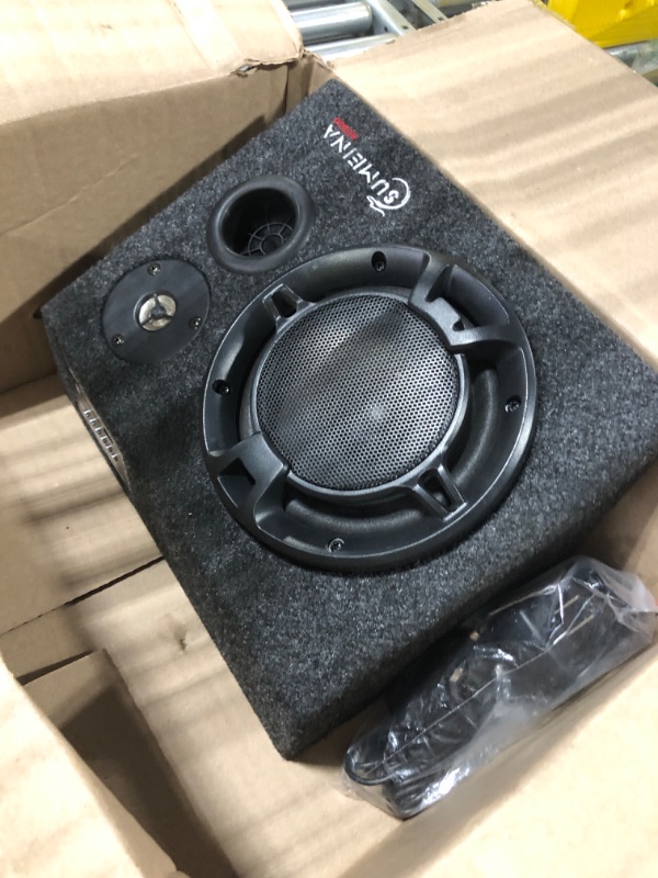 Photo 1 of Powered Active Bookshelf Speakers, 200-Watt Digital Music Player with Bluetooth, Audio Stereo Monitor Speaker with Full Function Remote Control 6.5"