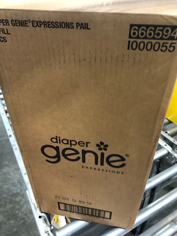 Photo 2 of Diaper Genie Expressions Pail | Odor-Controlling Baby Diaper Disposal System | Includes Diaper Pail and 1 Starter Refill Bag