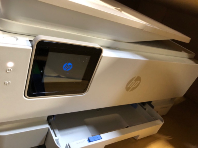 Photo 1 of HP ENVY Inspire 7955e Wireless Color Inkjet Printer, Print, scan, copy, Easy setup, Mobile printing, Best-for home, Instant Ink with HP+,White