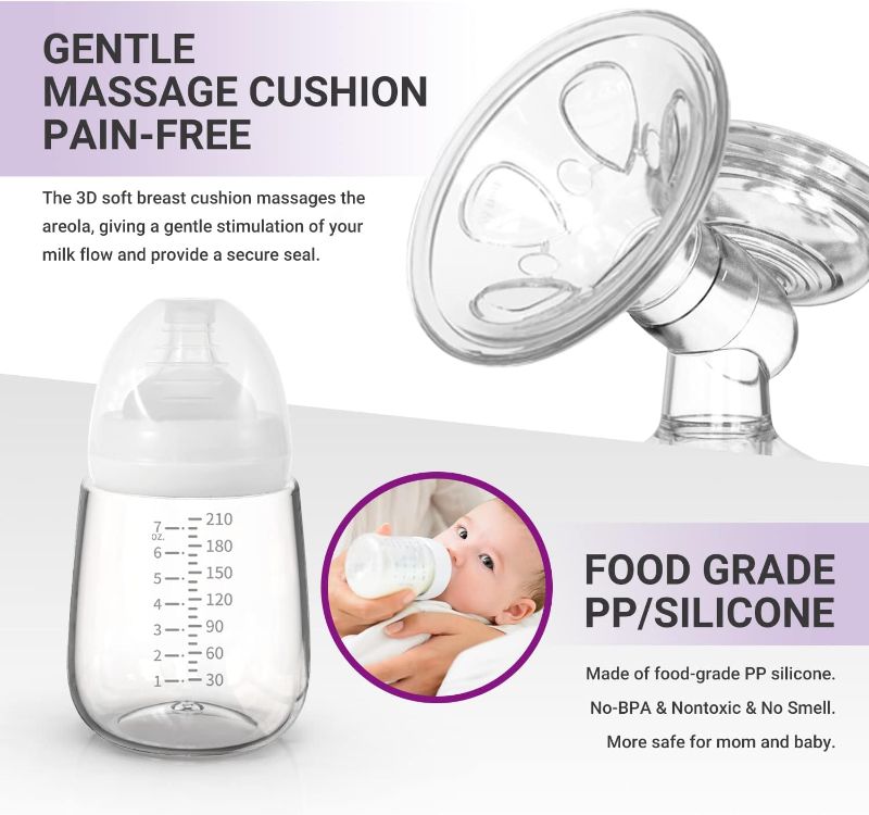 Photo 2 of **extra parts, no motor included** IKARE Hospital Grade Double Electric Breast Pumps Free-Style, Pain Free Portable Breast Pump for Travel & Home (various colors)