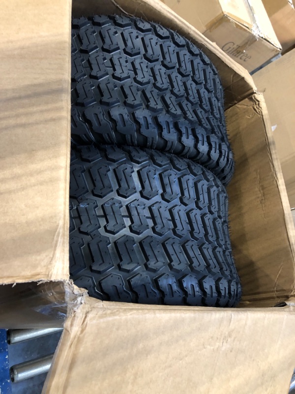 Photo 2 of MaxAuto 20x10.00-8 Lawn Mower Tires, 20x10-8 Tractor Turf Tire, 20x10x8 NHS Tires, 4PR/Ply Tubeless, Set of 2