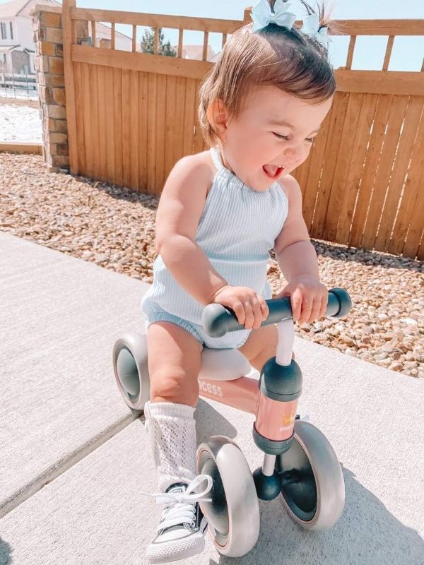 Photo 1 of BEKILOLE Balance Bike for 1 Year Old Girl Gifts Pre-School First Bike and 1st Birthday Gifts - Train Your Baby from Standing to Running | Toys for 1 Year Old