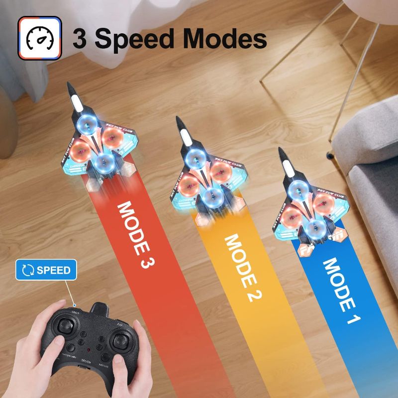 Photo 1 of HOLYFUN Drone for Kids and Beginners RC Plane with Light, Remote Control Airplane Quadcopter Helicopter with Auto Hovering, 3D Flip and3 AAA Batteries needed, Great Gift Toy for Boys and Girls