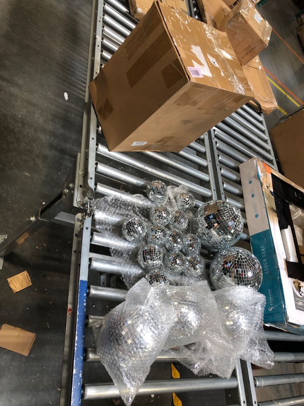 Photo 1 of 17 Pack Large Disco Ball Hanging Disco Ball Small Disco Ball Mirror Disco Balls Decorations for Party Wedding Dance and Music Festivals Decor Club Stage Props DJ Decoration (6 Inch, 3.2 Inch, 2 Inch)