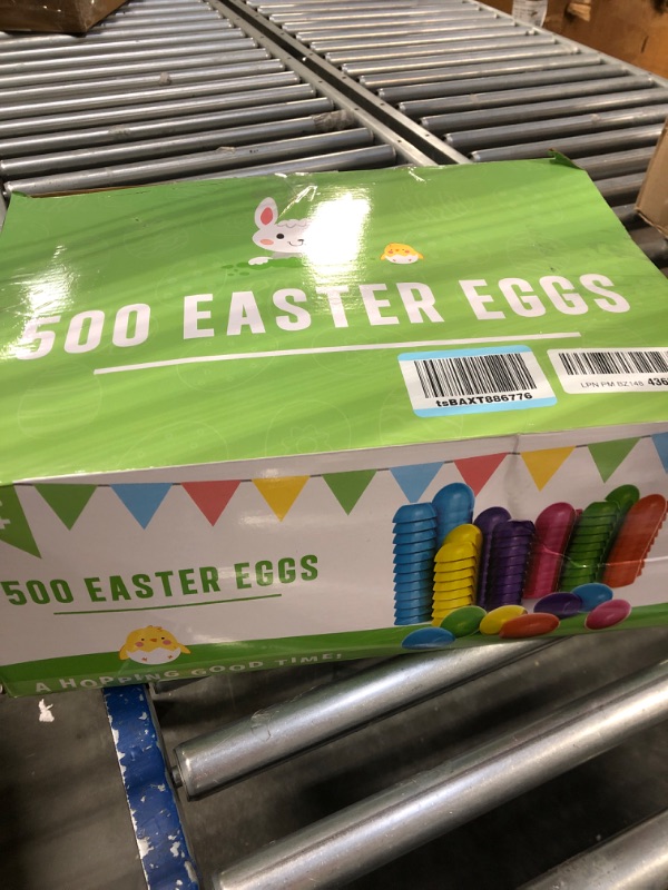 Photo 1 of GABOSS 500 Count Plastic Easter Eggs, 2.4“ Fillable Easter Eggs for Easter Hunt, Basket Stuffers Fillers, Theme Party Favor Decoration, Classroom Prize Supplies, Assorted Colors 500 Pcs