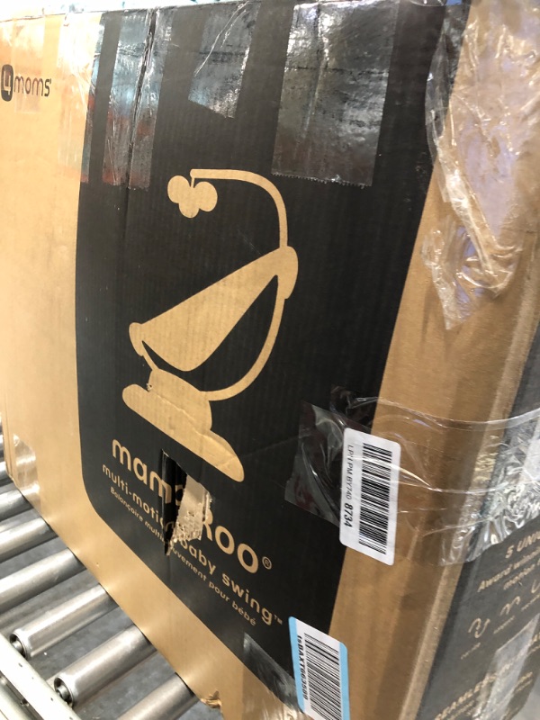 Photo 1 of 4moms MamaRoo Multi-Motion Baby Swing, Bluetooth Enabled with 5 Unique Motions, Black