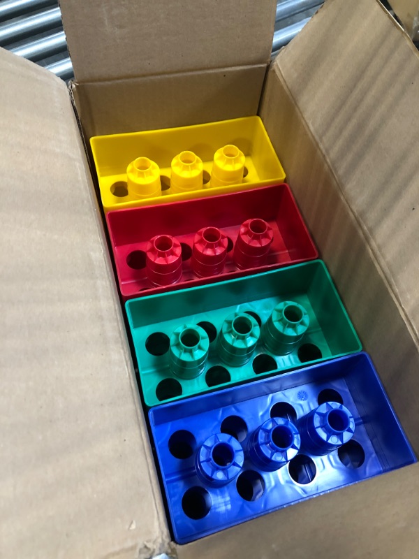 Photo 1 of 24pc Jumbo Blocks Preschool Set - 8" and 4" Large Building Blocks for Toddlers - Stackable Blocks - Creative and Educational Development for Children by Kids Adventure