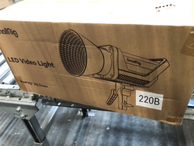 Photo 2 of SmallRig RC 220B 220W Bi-Color LED Video Light 2700K-6500K 84500 Lux@3.3ft Continuous Lighting CRI 95+ TLCI 96+ w/Bowens Mount, Manual and App Control Remotely Professional Studio Spotlight-3473