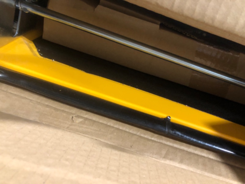 Photo 1 of MaxWorks 80876- Foldable Platform Truck Push Dolly 330 lb. Weight Capacity Black and Yellow 28.75" x 18.75" x 33"