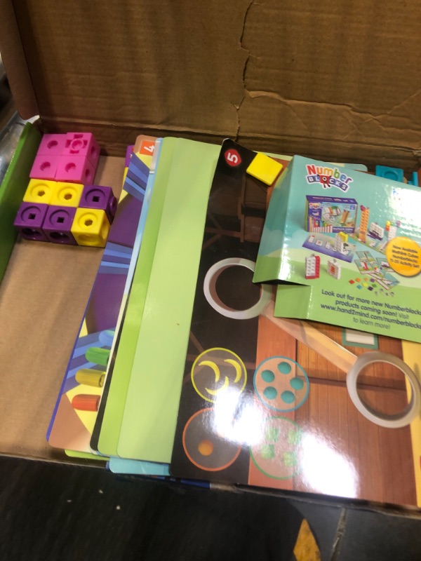 Photo 3 of Learning Resources LSP0949-UK MathLink Cubes Numberblocks 1-10 Activity Set, Early Years Maths Learning, Build, Learn & Play in The Classroom & at Home. Single