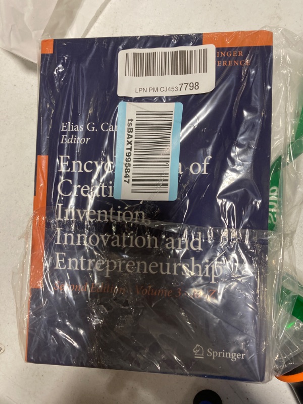 Photo 1 of Encyclopedia of Creativity, Invention, Innovation and Entrepreneurship