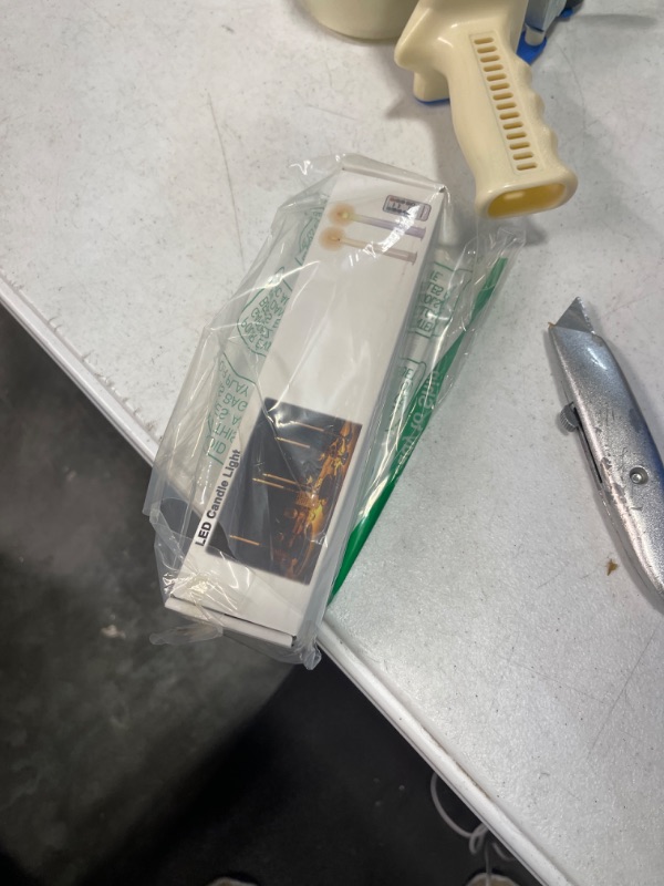 Photo 1 of FREEPOWER Flameless Advent Candles - Set of 4 Battery Operated LED Advent Candle with Remote Control & Timer- 8-inch Tall Flicker Flame Battery Operated Taper Candles for Christmas Holiday Tranditional