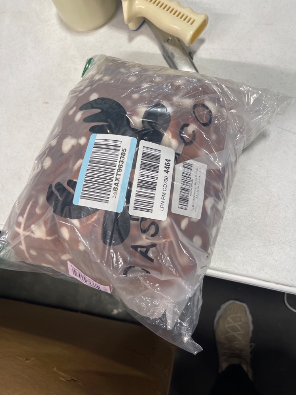 Photo 1 of CASABACO Kid Reindeer Onesie Pajamas Deer Halloween Costume Boy Girl Animal Onepiece (A - Dot deer, 12-14Years) 12-14 Years A - Dot Deer