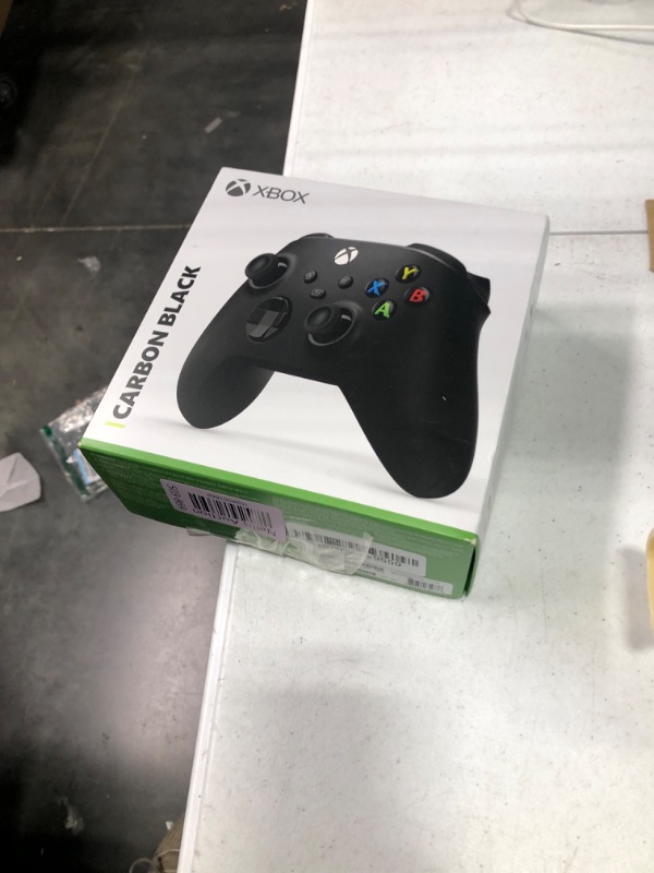 Photo 1 of Xbox Core Wireless Controller – Carbon Black – Xbox Series X|S, Xbox One, and Windows Devices Black? Wireless Controllers