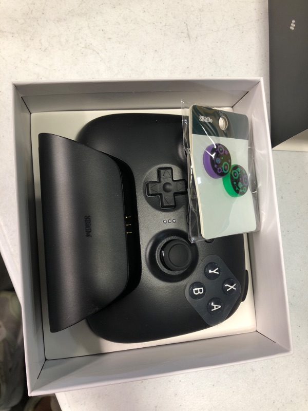 Photo 3 of 8Bitdo Ultimate Bluetooth Controller with Charging Dock, 2.4g Wireless Pro Gamepad with Back Buttons, Hall Joystick, Motion Controls and Turbo Function for Switch, Steam Deck & PC Windows (Black) 