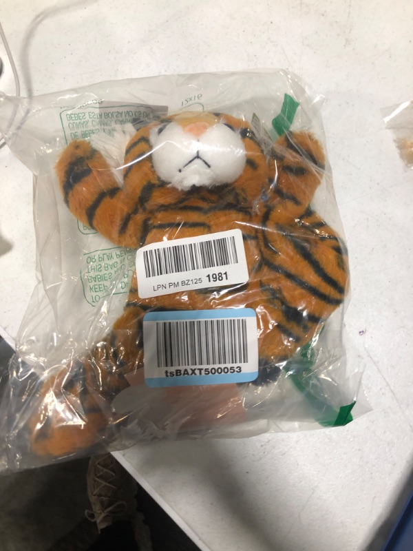 Photo 2 of 13" Heartbeat Tiger Recordable Stuffed Animals Voice Sweet Messages Recorder Soft Plush Toy Playback Your Words Birthday Gifts for Toddler Kids
