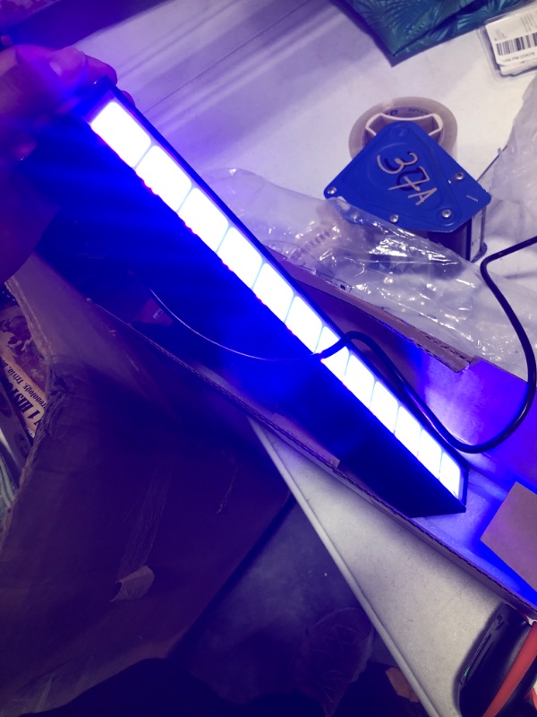 Photo 1 of Atfoyer 40W LED Black Light Bar for Glow Party, Blacklight with Plug &Switch, Each Light Up 484 Sq.ft Area, Glow Light for Halloween, Classroom, Fluorescent Body Paint, Stage Lighting