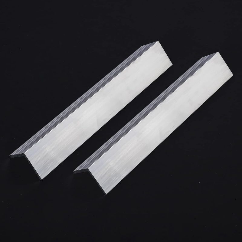 Photo 1 of 13Inch Aluminum Angle Stock,2PCS 2" x 2"x 3/16" Aluminum Angle 6061, T6511 Mill Stock,5mm Thick