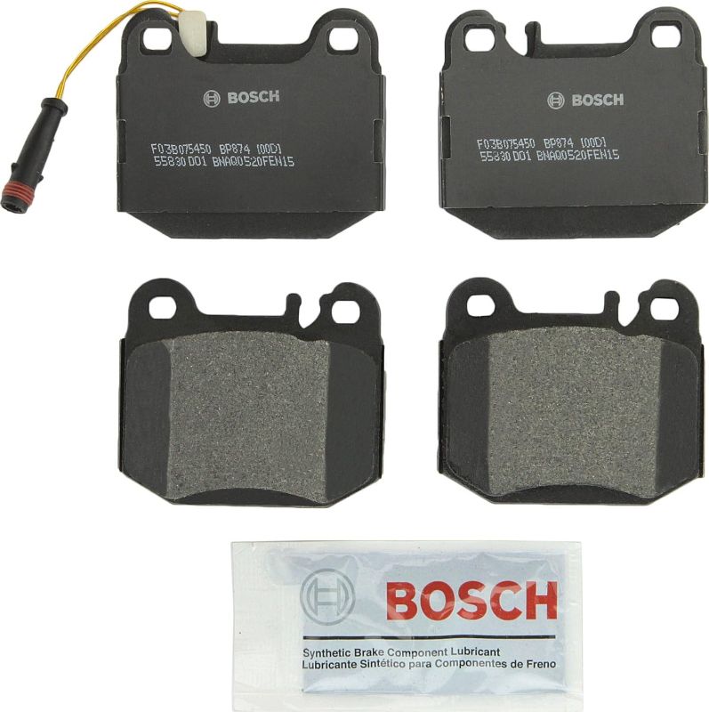 Photo 1 of BOSCH BP874 QuietCast Premium Semi-Metallic Disc Brake Pad Set - Compatible With Select Maserati Quattroporte; Mercedes-Benz ML350, ML430, ML500, ML55 AMG; REAR