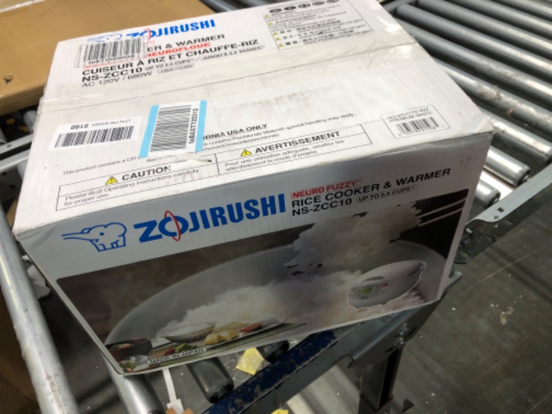 Photo 2 of Zojirushi, Made in Japan Neuro Fuzzy Rice Cooker, 5.5-Cup, Premium White