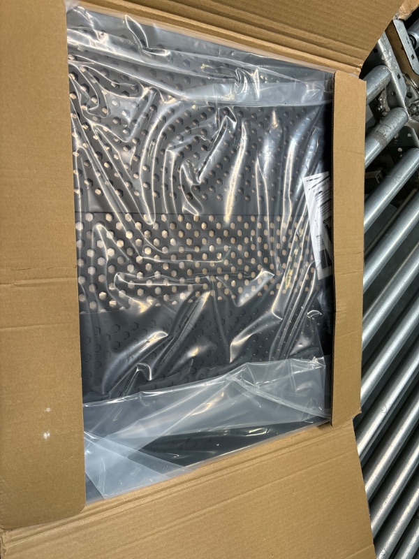 Photo 1 of Aupar Aluminum Alloy RV Entry Screen Door Grille Adjusts from 22"- 31.5", Adjustable RV Door Screen Protector, Black