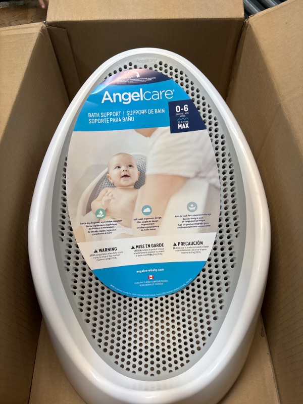 Photo 2 of Angelcare Baby Bath Support (Grey) | Ideal for Babies Less than 6 Months Old