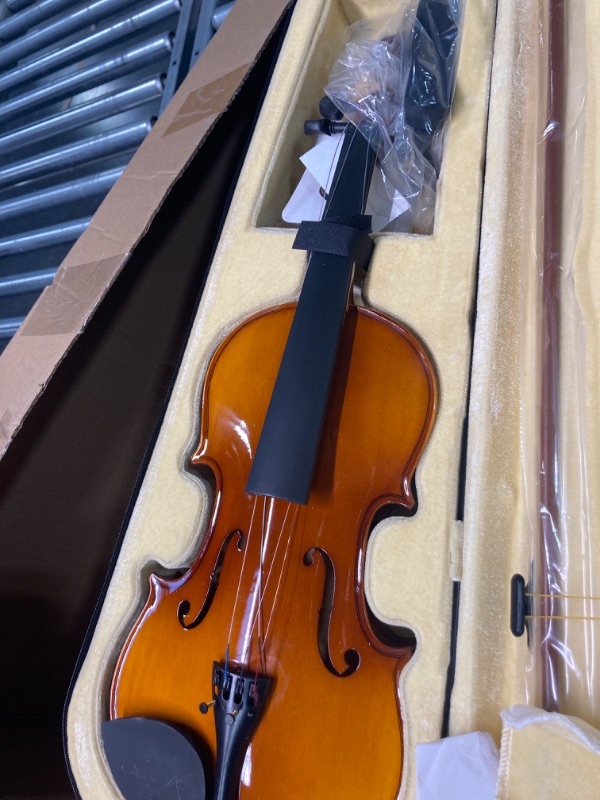 Photo 3 of **READ NOTES BEFORE PURCHASE**
Crafteem Spruce and Maple Solid Wood Violin Outfit for Beginner Kids & Adults -Craft Your Perfect Sound and Begin Your Musical Journey with Confidence. (4/4 Full, Antique) 4/4 Full Glossy Antique