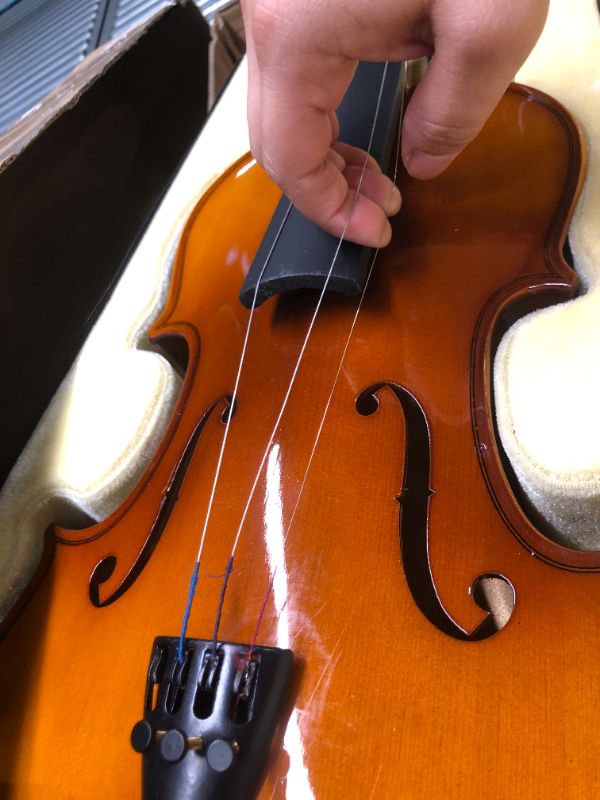 Photo 4 of **READ NOTES BEFORE PURCHASE**
Crafteem Spruce and Maple Solid Wood Violin Outfit for Beginner Kids & Adults -Craft Your Perfect Sound and Begin Your Musical Journey with Confidence. (4/4 Full, Antique) 4/4 Full Glossy Antique