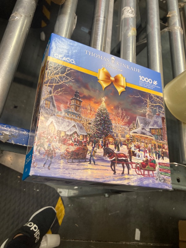 Photo 1 of Ceaco - Thomas Kinkade - Holiday - Christmas Festival - 1000 Piece Jigsaw Puzzle