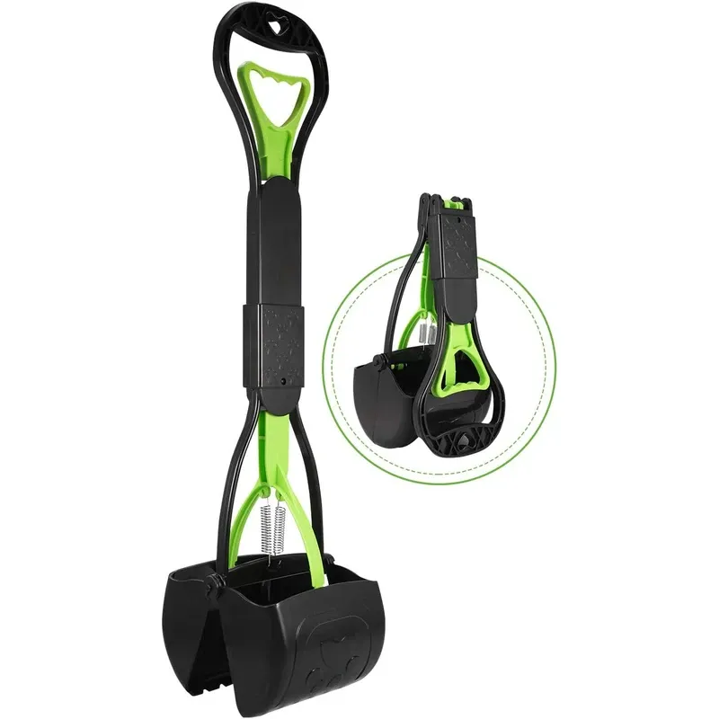 Photo 1 of **FOR PARTS**PPOGOO Non-Breakable Pet Pooper Scooper for Dogs and Cats with Long Handle High Strength Material and Durable Spring for Easy Grass and Gravel Pick Up