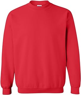 Photo 1 of Gildan Fleece Crewneck Sweatshirt, Style G18000, Multipack 1 Red (1-pack) Medium