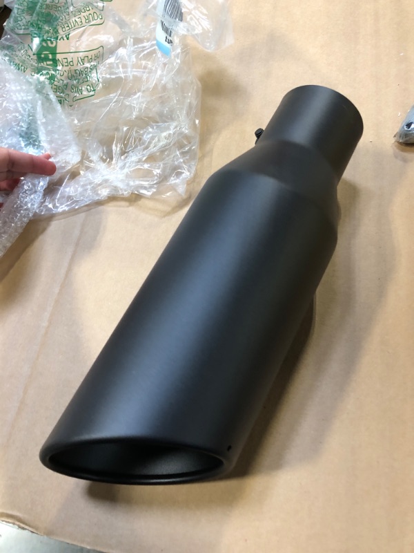 Photo 1 of 2.5 Inch Inlet Black Exhaust Tip